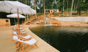 Công trình sử dụng sàn gỗ thông ngoài trời Lavie Pine tại biệt thự, homestay và bến tàu