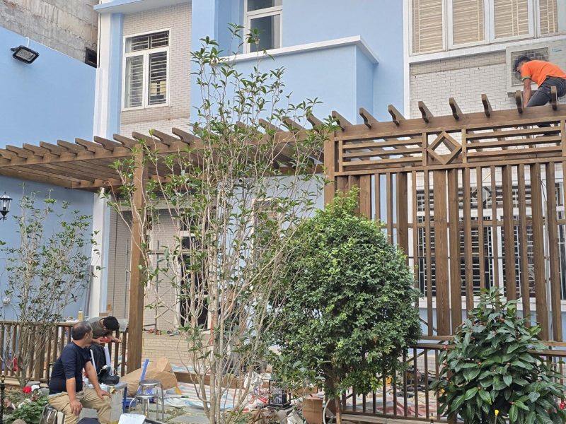 Đặc điểm pergola gỗ thông ngoài trời Lavie Pine xử lí theo Hazard Level